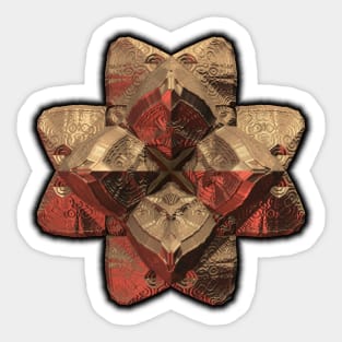 Copper Crosses Sticker